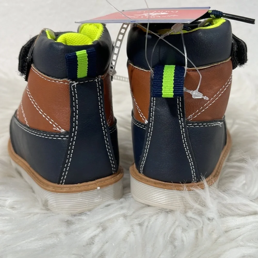 BEVERLY HILLS POLO CLUB Toddler Boys Casual Boots Size 5 NEW - Picture 5 of 14